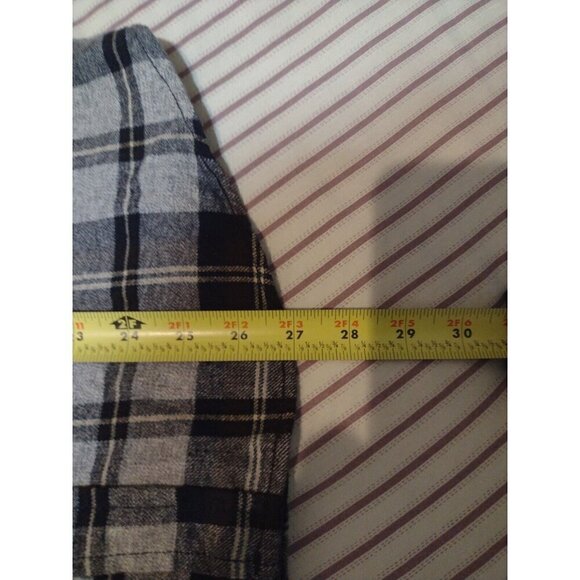 Denim Flower Shirt Mens Small S Multi Plaid Flannel Ricky Singh Button Up NEW - Picture 12 of 12